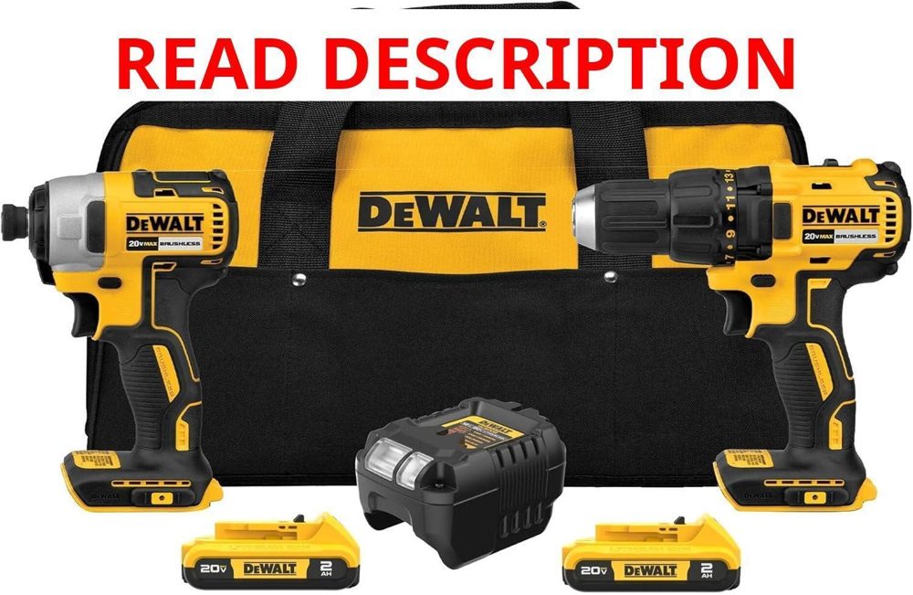 DEWALT 20V MAX Drill/Impact Kit