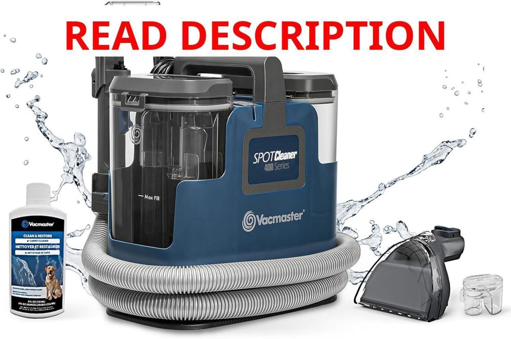 Vacmaster SCB301 Portable Carpet Cleaner