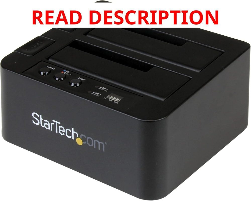 StarTech Standalone HDD Duplicator Docking
