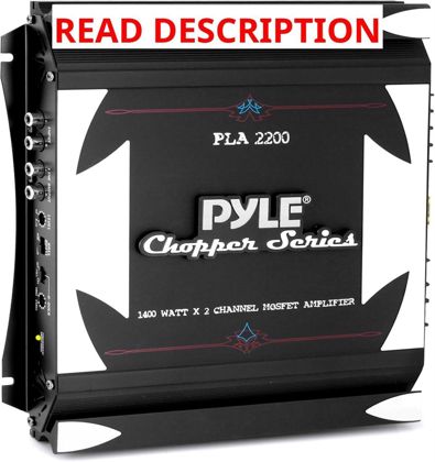 Pyle 2-Channel Car Amplifier 1400W PLA2200