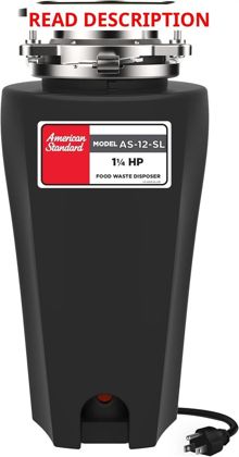American Standard Garbage Disposal 1.25 HP
