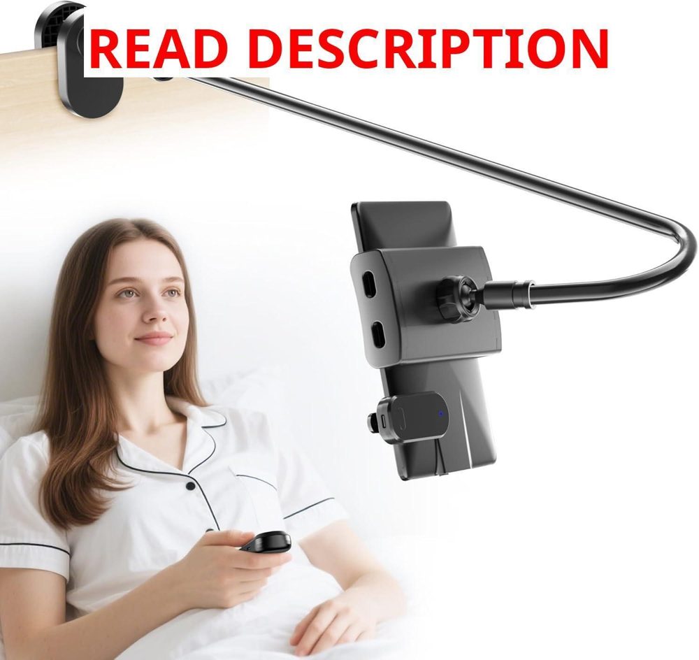 Kefotic Gooseneck Tablet Holder with Remote