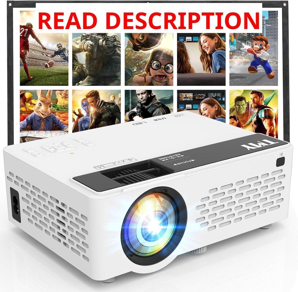 TMY 1080P Portable Mini Projector Bluetooth