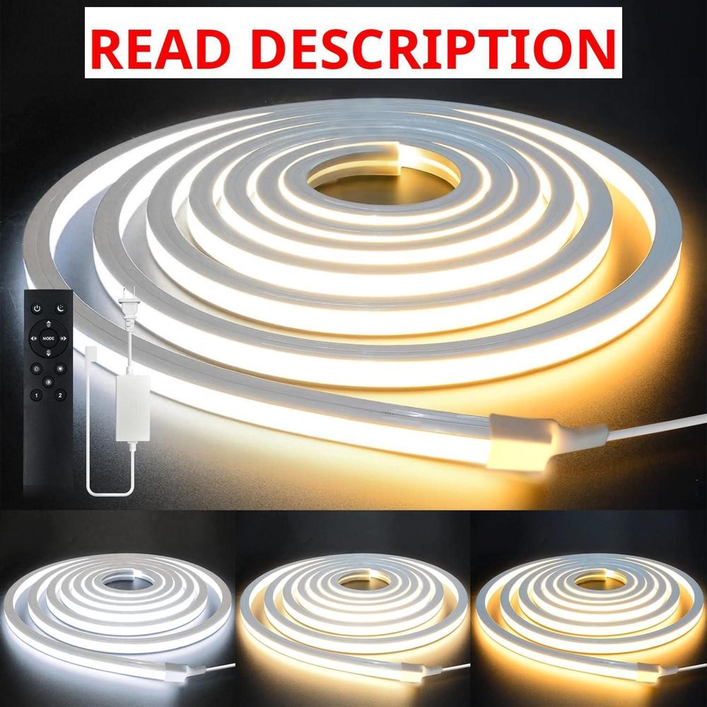 LED Strip Lights 32.8ft Dimmable Neon Rope