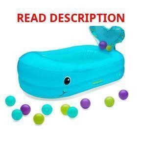 Infantino Whale Bubble Bath Tub & Ball Set