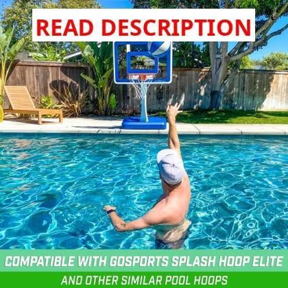 GoSports Water Basketballs 2 - Blue/White - 9"