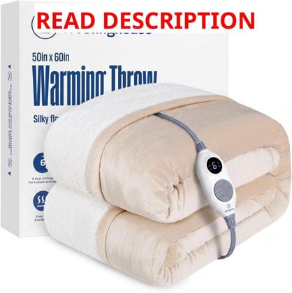 Westinghouse Heated Throw: 6 Heat Levels