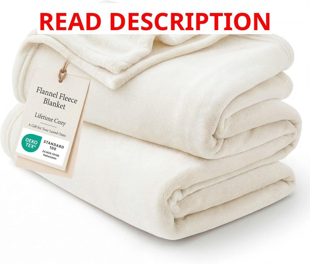 Bedsure GentleSoft Fleece Blanket 84x90