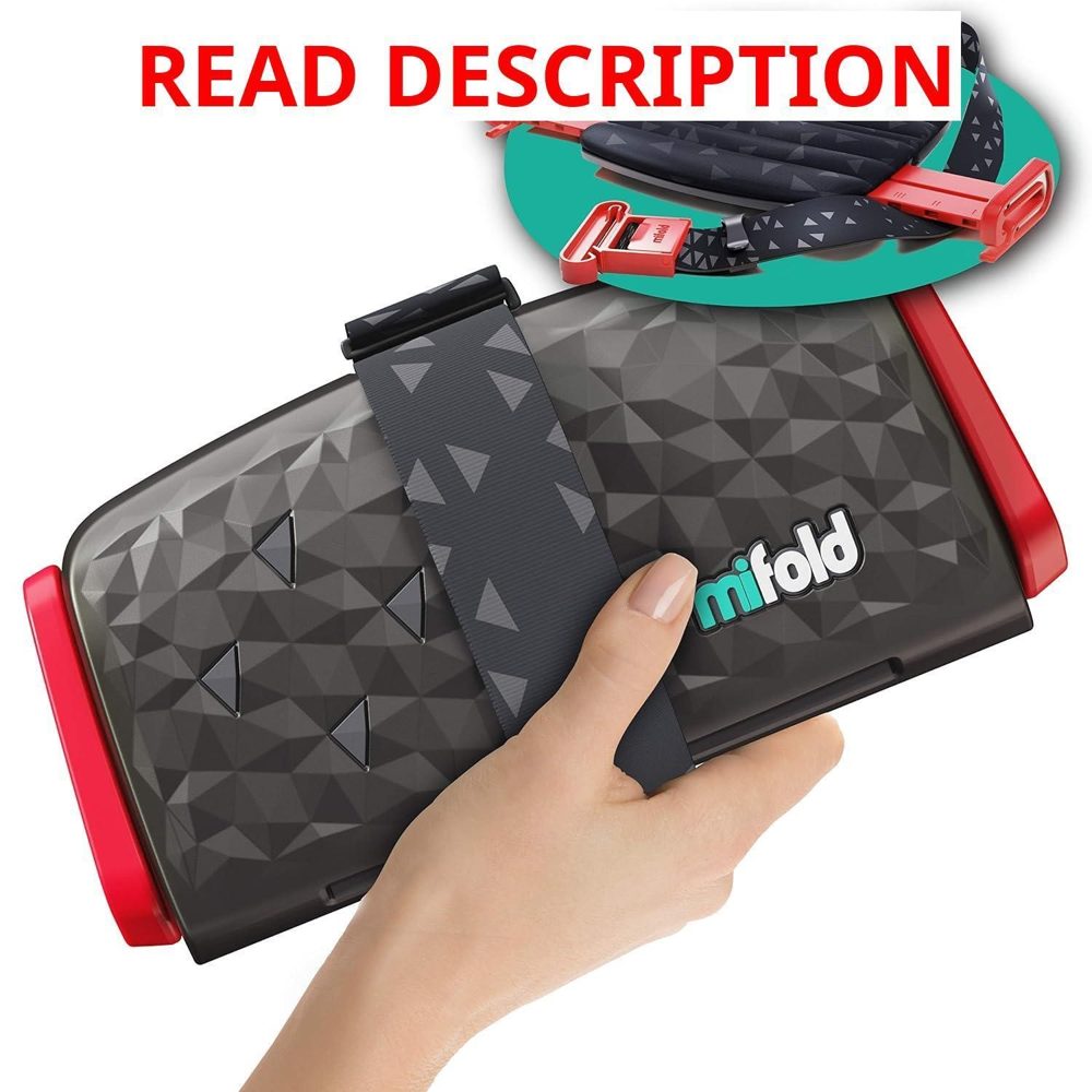 Mifold Comfort Car Backless Booster - Charcoal