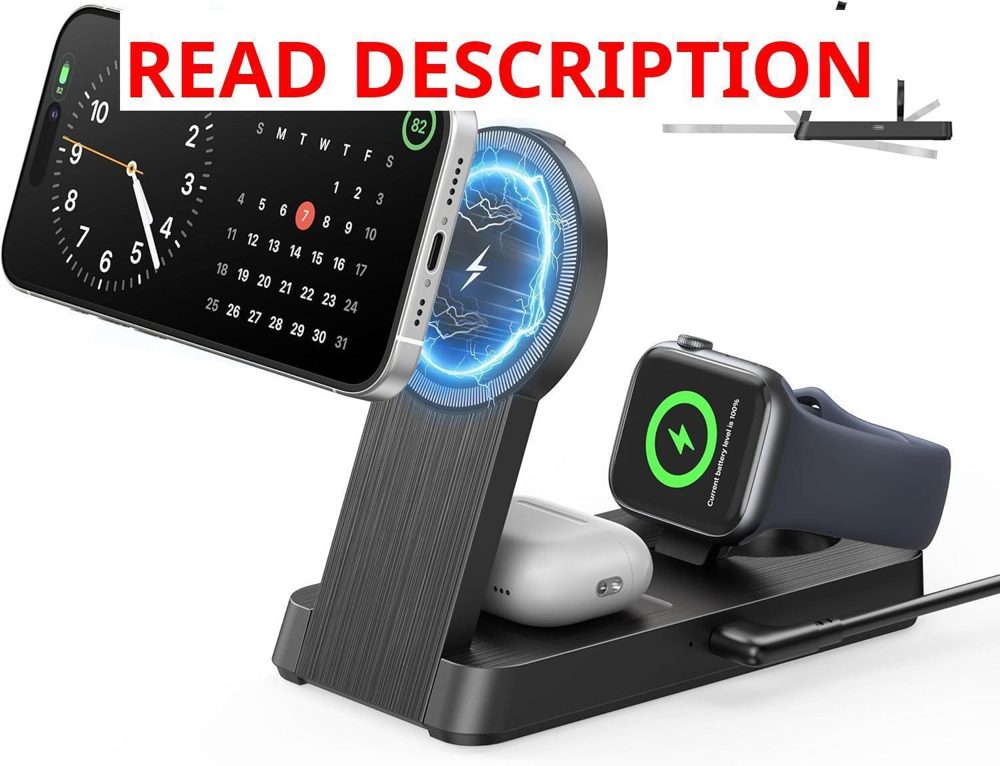 3-in-1 Magnetic Wireless Charger for iPhone