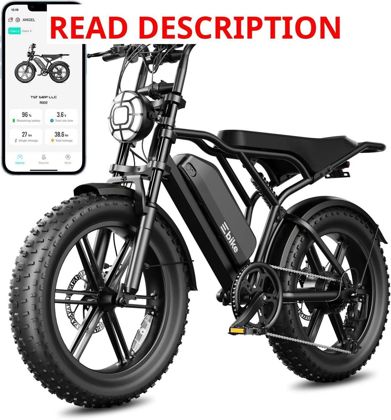 TST Electric Bike 1500W 60mi 48V/15Ah