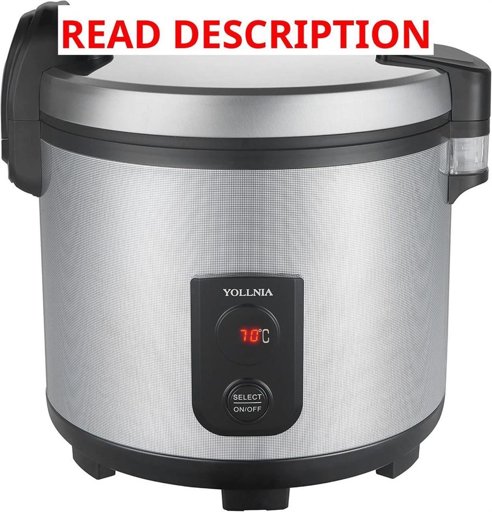 55 Raw/110 CUP Rice Warmer 18.1QT 122 178F