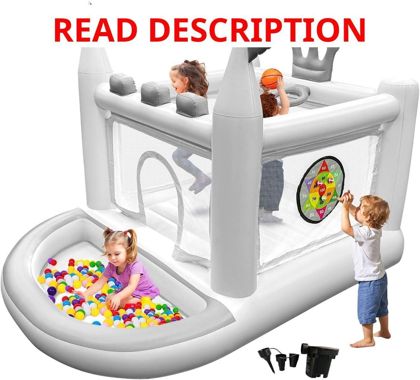Kids Inflatable Bounce House with Pump