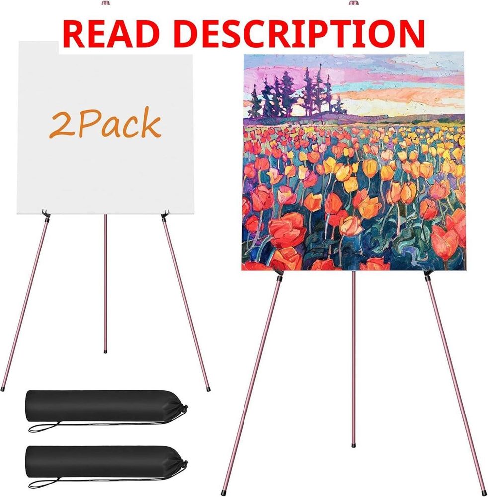Aredy 63" Easel Stand (2 Pack)