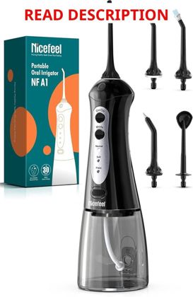 Nicefeel Cordless Water Flosser 5 Tips 300ml