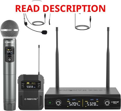Phenyx Pro Wireless Mic System PTU-52-1H1B