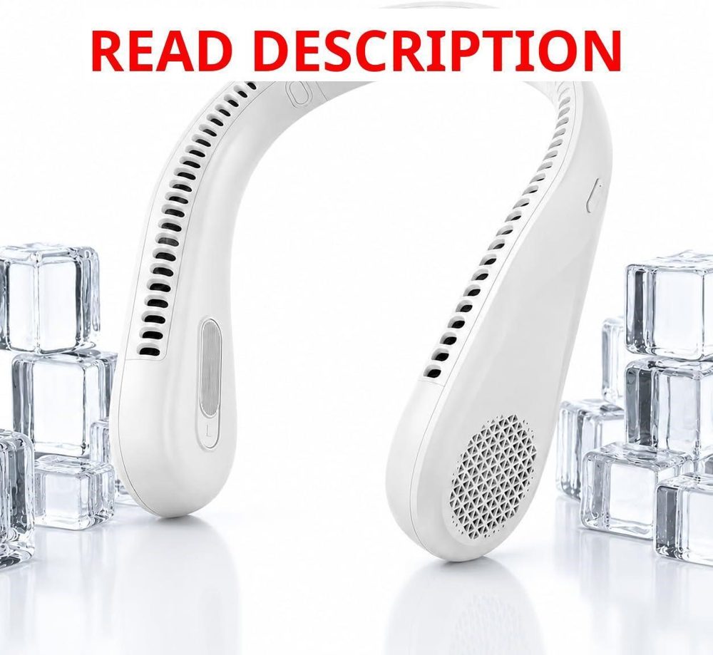 Chasesun Neck Fan Rechargeable 20h cooling