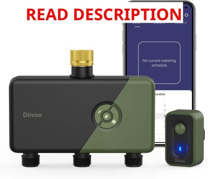 Diivoo 3-Zone WiFi Water Timer 3 Outlets