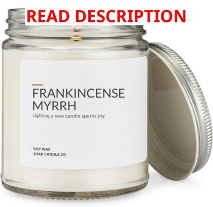 1OAK Frankincense & Myrrh Soy Candle 7oz