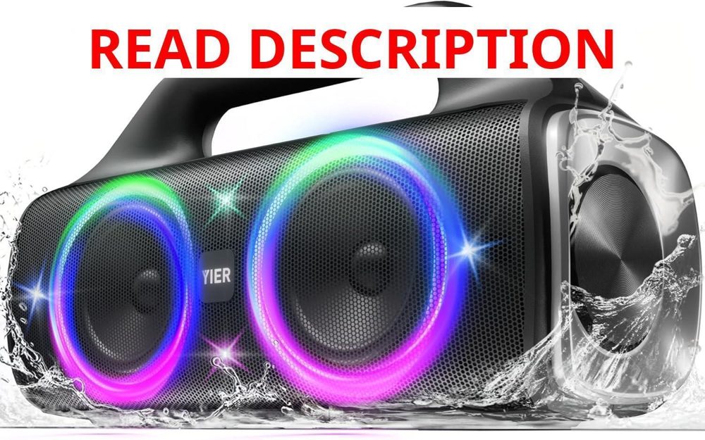 YIER 80W Portable Bluetooth Speaker IP67
