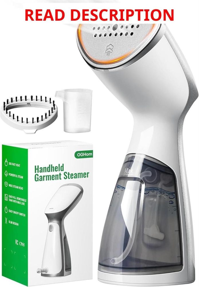 OGHom Portable Handheld Steamer 1000W White