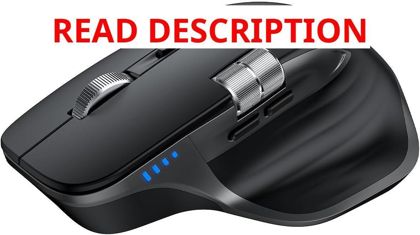 TECKNET Wireless Mouse BT5.3/5.0 6 DPI Black