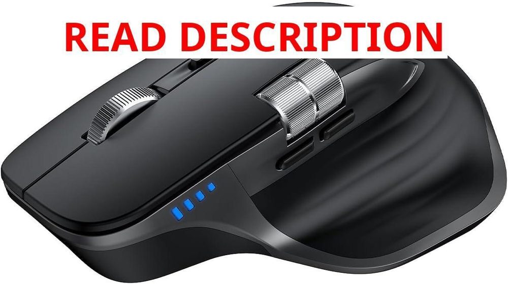 TECKNET Wireless Mouse BT5.3/5.0 6 DPI Black