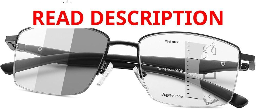 YIMI Photochromic Progressive Reading Glasses