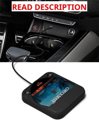 ENVYCLOUD Car CD Player with USB/AUX (Black)