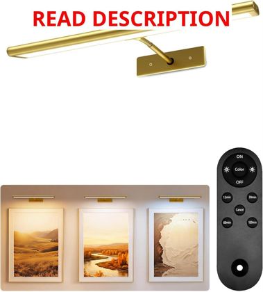 EZVALO 16in Wireless LED Art Light (Gold)