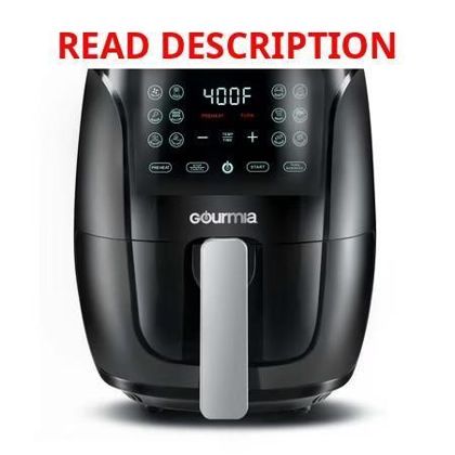 Gourmia 4 Qt Digital Air Fryer Black
