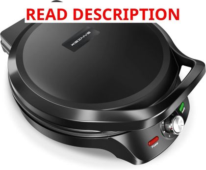 KEINVE 1500W Electric Griddle 12"