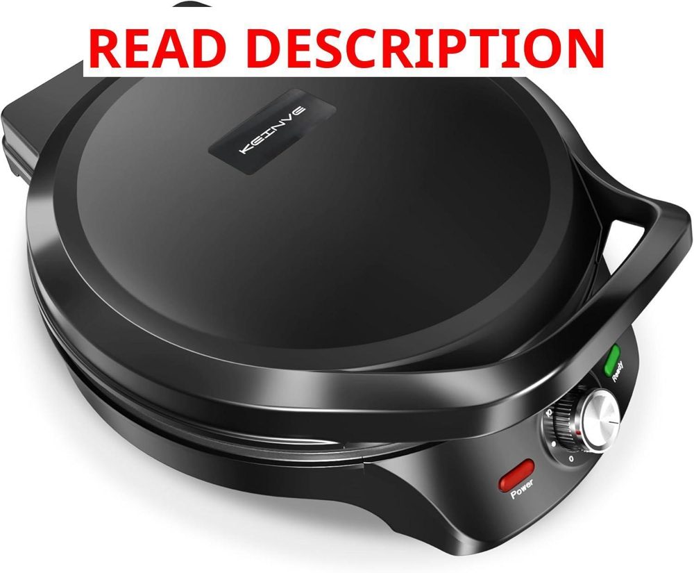 KEINVE 1500W Electric Griddle 12"