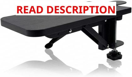 Desk Arm Rest Elbow Support Black Foldable