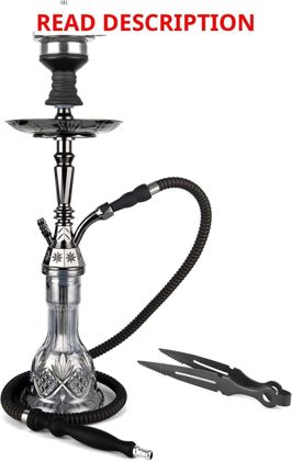 AGFYLIFE Hookah Set 25" Egyptian Style