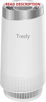 TREDY Air Purifier with HEPA Filter 1080 ft