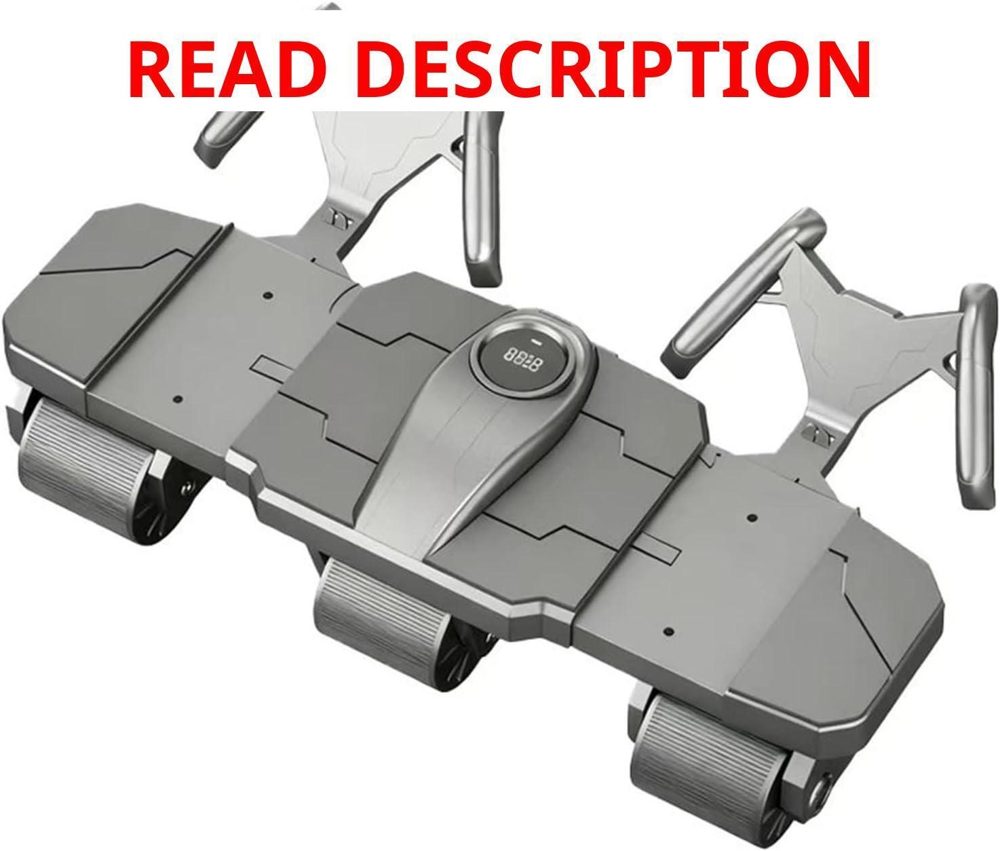 Ab Six Wheel Roller with Elbow Support