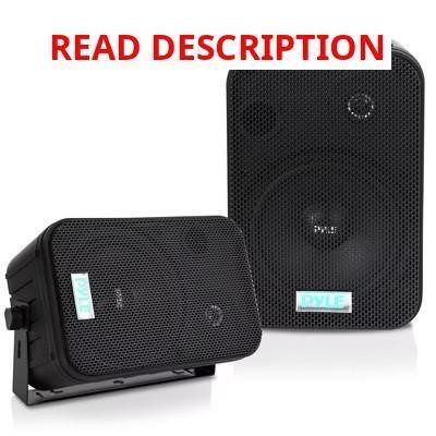 Pyle PDWR50B 6.5" 500W Waterproof Speaker (2)