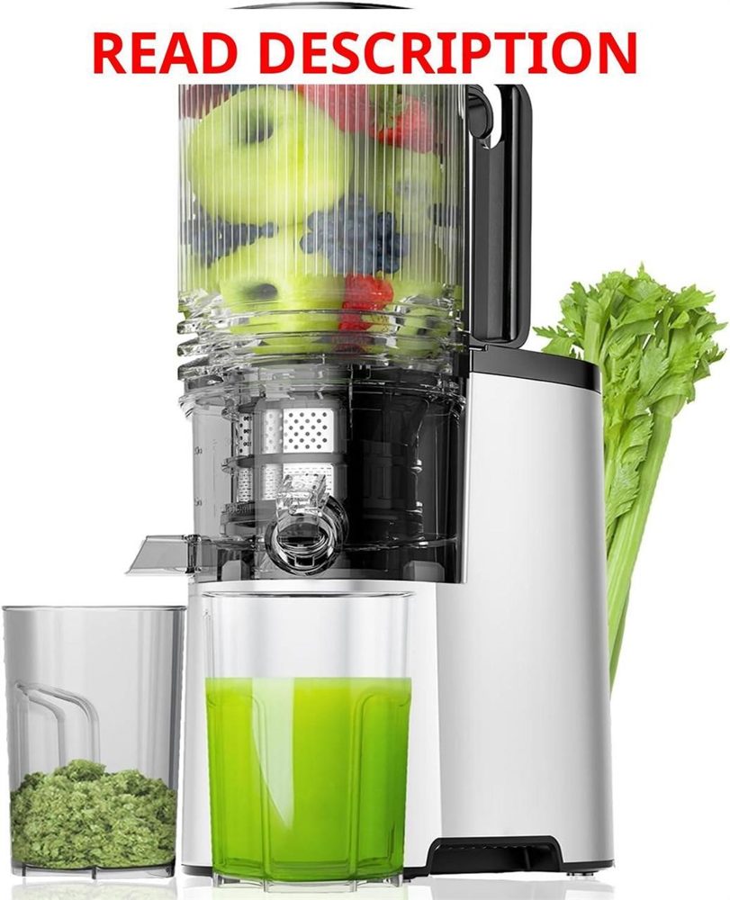 EanOruus Cold Press Juicer 400W Silver
