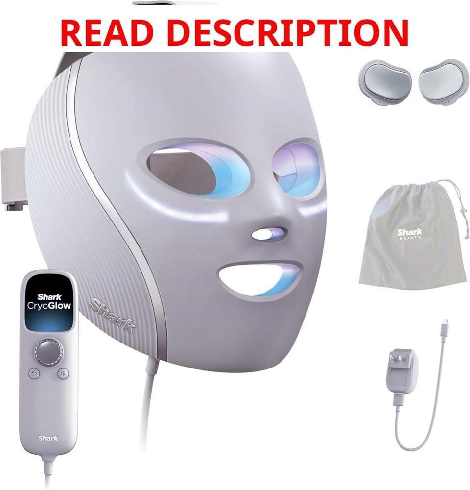 Shark CryoGlow LED Face Mask with Cooling