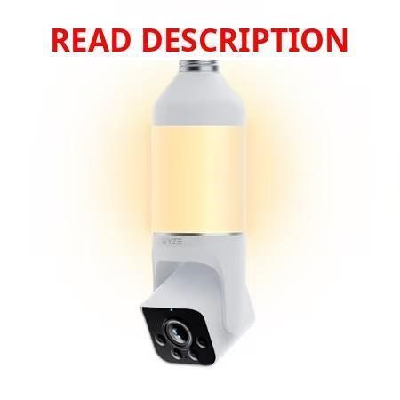 Wyze Bulb Cam 2K HD Security Camera Wireless
