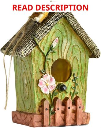 Outdoor Hanging Bird Houses 6-Inch Nests