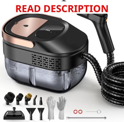 ODSD Steam Cleaner 1.6L Handheld Black-Gold