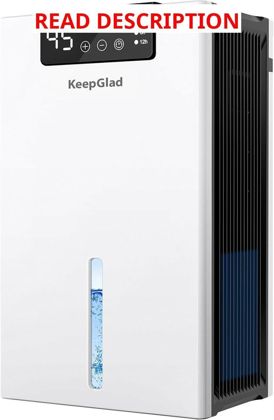 KeepGlad Dehumidifier 98oz Auto Shut Off