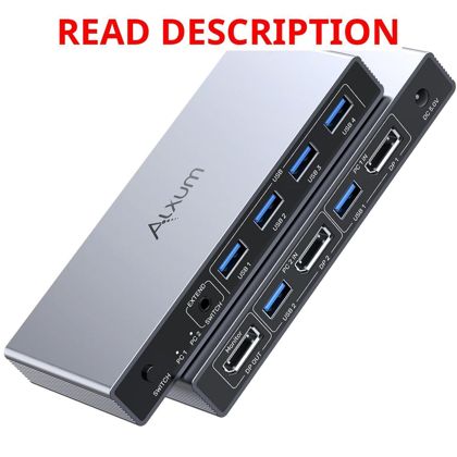 Alxum DP 1.4 KVM Switch: 2 PCs 8K