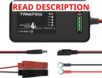 14.6V 4A LiFePO4 Battery Charger (ETL)