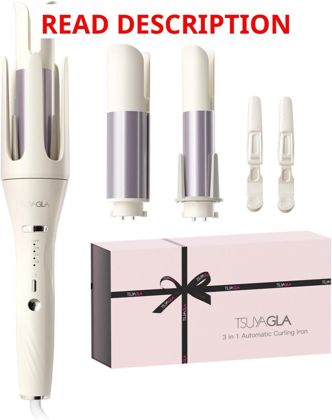 3-in-1 Automatic Curling Iron with 3 Barrels