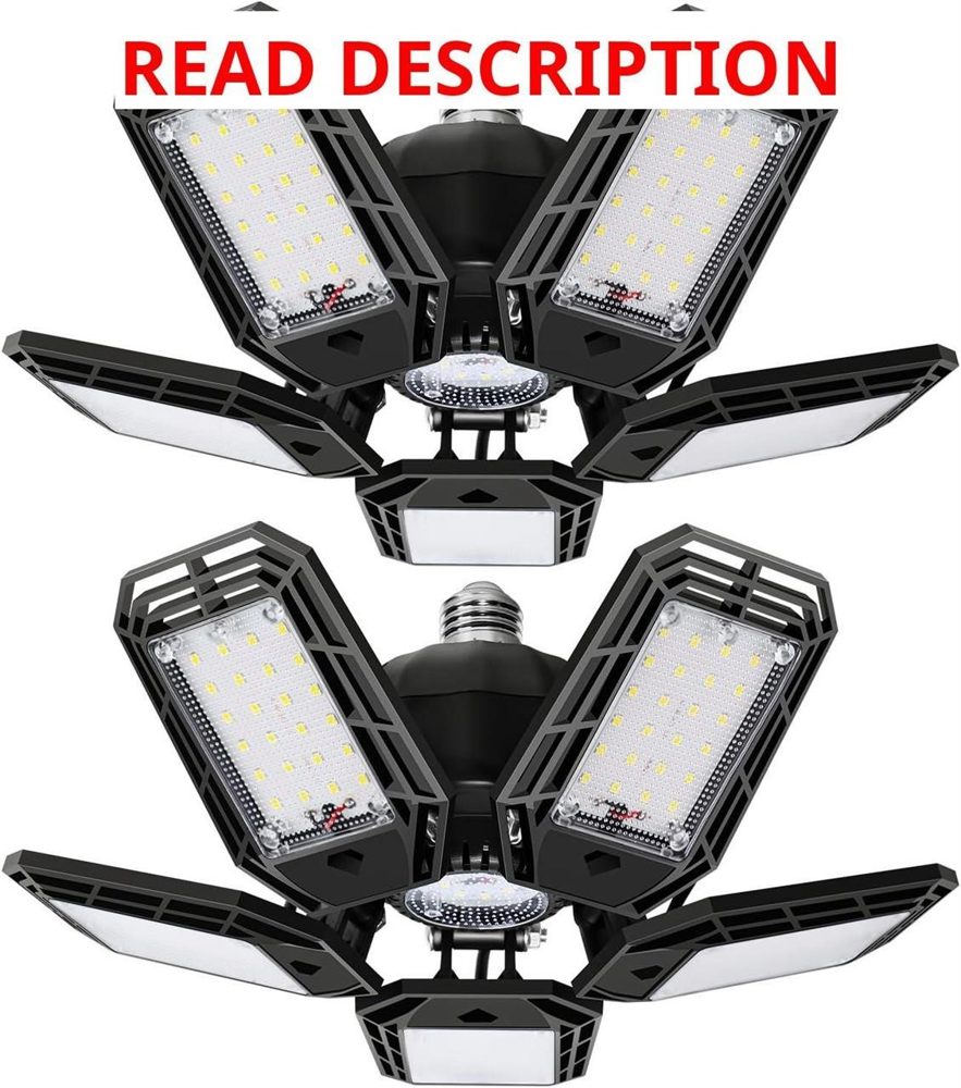 Garage Lights LED 150W 15000LM 6500K 2Pack