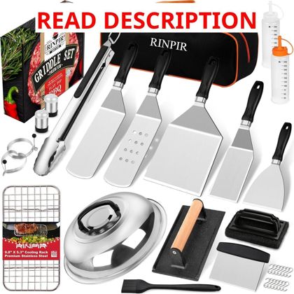 RINPIR 33PCS Griddle Kit for Blackstone