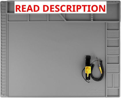 Kaisi Large Soldering Mat Silicone Grey